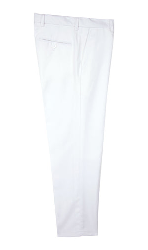Boys' White-C Flat Front Dress Pants