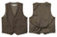 Boys' Brown 2-Piece Vest Set
