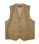 Boys' Khaki Four Button Suit Vest Waistcoat