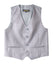 Boys' Light Grey Four Button Suit Vest Waistcoat
