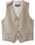 Boys' Tan Four Button Suit Vest Waistcoat