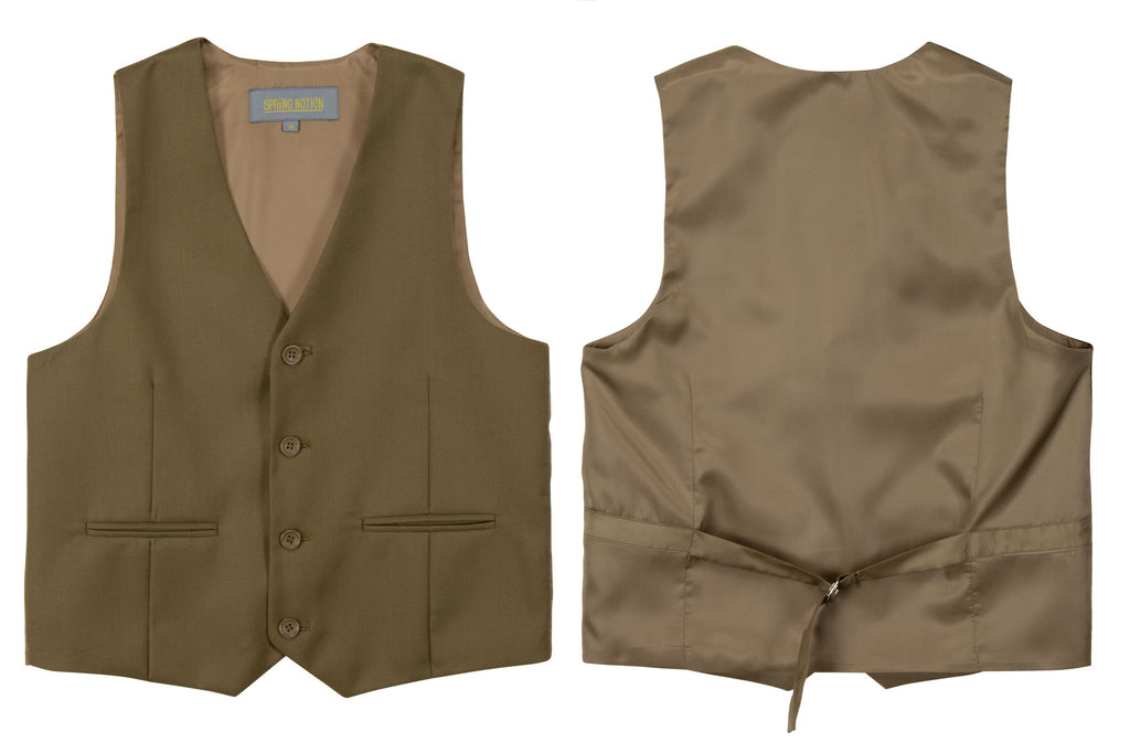 Boys' Toast Four Button Suit Vest Waistcoat