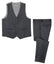 Boys' Charcoal-C 2-Piece Vest Set