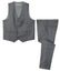 Boys' Grey-C 2-Piece Vest Set