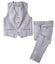 Boys' Light Grey 2-Piece Vest Set