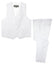 Boys' White-C 2-Piece Vest Set