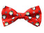 Boys' Printed Christmas Themed Bow Tie, Round Penguins