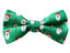 Boys' Printed Christmas Themed Bow Tie, Santa Face