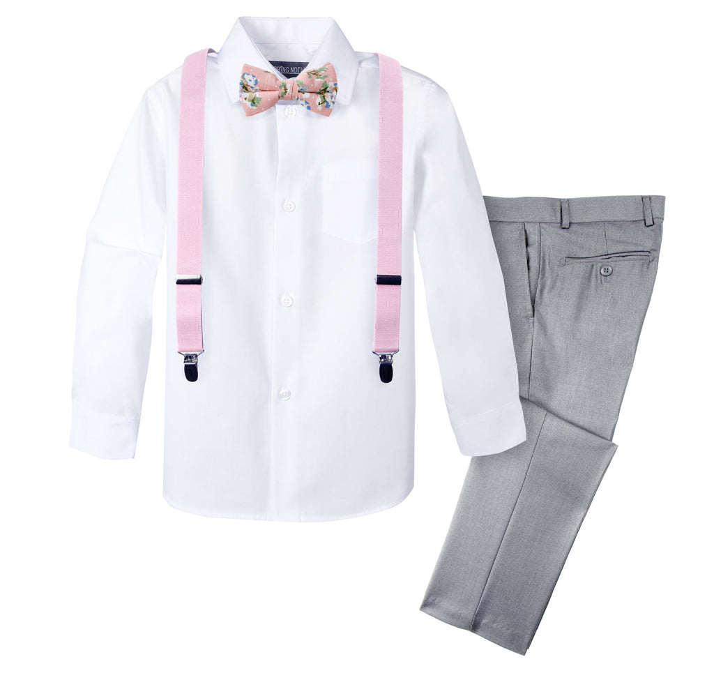 dress shirt with suspenders and bow tie Amazon.com: Aimehonpe Boys Dress Shirt Long Sleeve Poplin Formal Uniform Woven with Bow Tie Set Suspenders Outfit, Black, Small: Clothing, Shoes & Jewelry