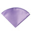 boys' lilac lavender purple satin handkerchief hanky pocket round pocket square