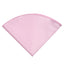 boys' light pink satin handkerchief hanky pocket round pocket square