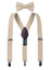 Boys' Suspenders and Solid Color Bow Tie Set