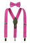 Boys' Suspenders and Solid Color Bow Tie Set