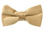 boys' antique gold satin bow tie