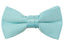 boys' aqua satin bow tie