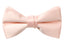 boys' blush pink satin bow tie