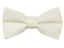 boys' ivory satin bow tie