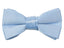 boys' light blue satin bow tie