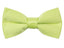 boys' lime satin bow tie
