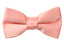 boys' peach satin bow tie