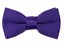 boys' purple satin bow tie
