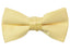 boys' yellow satin bow tie