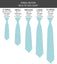 boys' patterned woven zipper neckties ties size chart