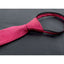 boys' red dotted polka dots woven zipper necktie tie