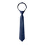 boys' navy blue dotted polka dots woven zipper necktie tie
