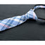 boys' purple tartan plaid patterned woven zipper necktie tie