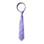 boys' ultraviolet violet indigo purple textured patterned woven zipper necktie tie
