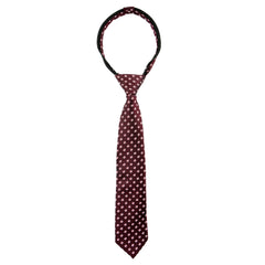 小物 Number (N)ine archives berbed tie Boys' Red Squares Pre-Tied Patterned Woven Zipper Necktie