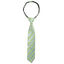 boys' green grey gray stripes patterned woven zipper necktie tie