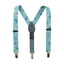 Boys's Floral Cotton Suspenders, Blue (Color F14)