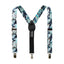 Boys's Floral Cotton Suspenders, Marine (Color F50)