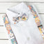 Boys' Floral Cotton Suspenders and Bow Tie Set, Lavender Haze (Color F53)