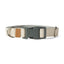 Linen Blend Dog Collar with Strong Buckle, Natural