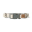 Linen Blend Dog Collar with Strong Buckle, Natural