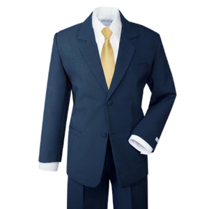 Boys' Classic Fit Suit Customizable Tie Color - Customer's Product with price 65.95 ID tIwWZNraVbC4o7NkZGXX12SH