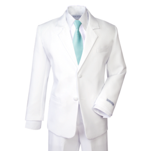 Boys' Classic Fit Suit Customizable Tie Color - Customer's Product with price 71.95 ID QDB6UW_tk-uuzhkQuBPF0sax
