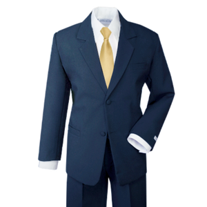 Boys' Classic Fit Suit Customizable Tie Color - Customer's Product with price 65.95 ID 60rVG3SYLBApA1bb2WbNMtVf