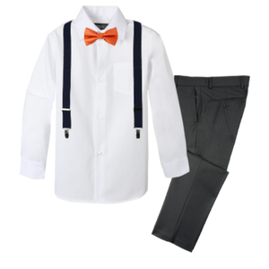 Boys' 4-Piece Customizable Suspenders Outfit - Customer's Product with price 52.95 ID EdsWC6fL-3qMIHi0Zf4eXy6s