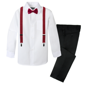 Boys' 4-Piece Customizable Suspenders Outfit - Customer's Product with price 59.95 ID KfdDXGHr3jwv0R0Hz_Fx00Dv