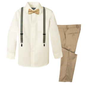 Boys' 4-Piece Customizable Suspenders Outfit - Customer's Product with price 59.95 ID LqbGzHSRfB3ssp18doW2_WYD