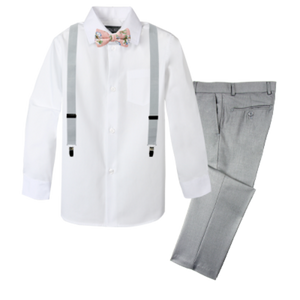 Boys' 4-Piece Customizable Suspenders Outfit - Customer's Product with price 59.95 ID Vw3N5cmoXgK6-e5iNS1U_aP8