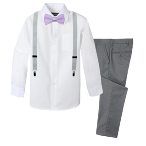 Boys' 4-Piece Customizable Suspenders Outfit - Customer's Product with price 52.95 ID uJSg7kdsHfj6Ry6lHqUx0CAB