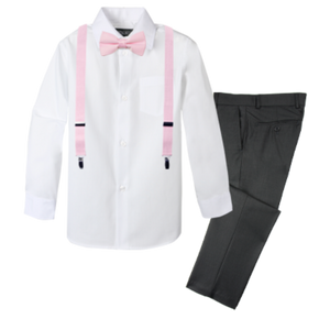 Boys' 4-Piece Customizable Suspenders Outfit - Customer's Product with price 52.95 ID ieSme_6AU32TPwjUDJ8Q8YiY