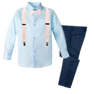 Boys' 4-Piece Customizable Suspenders Outfit - Customer's Product with price 62.95 ID vzHIp4LkVa2lh4hcRs060ylC